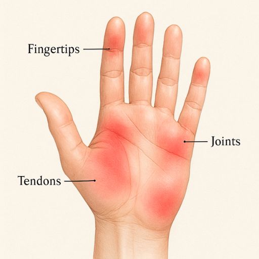 Guitar hand pain