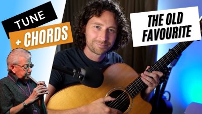 Aodán and Mick Coyne in The Old Favourite DADGAD guitar lesson